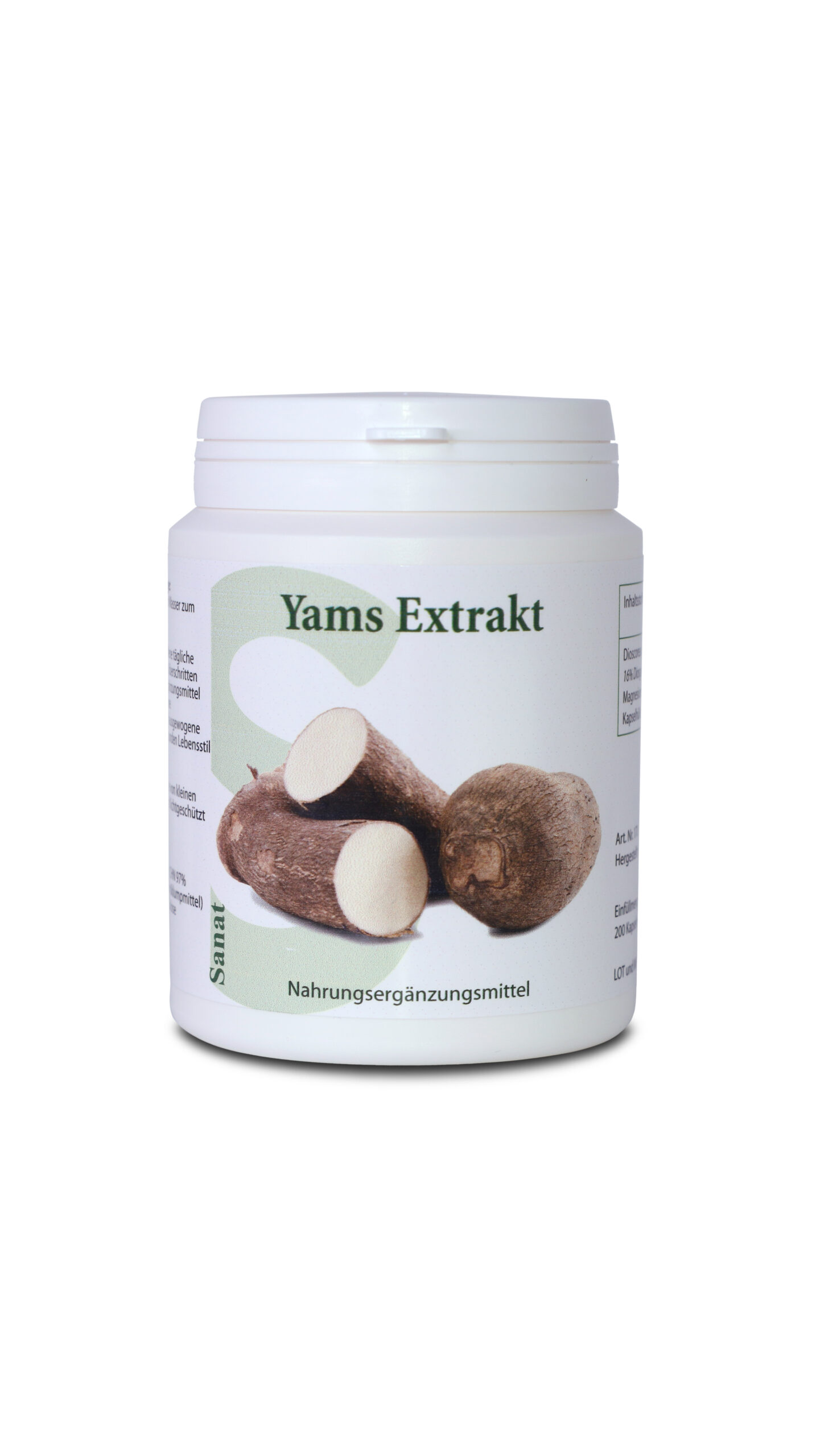 Yamswurzel Extrakt - 16% Diogestinin - Sanat International Yamswurzel Extrakt - 16% Diogestinin - Sanat International